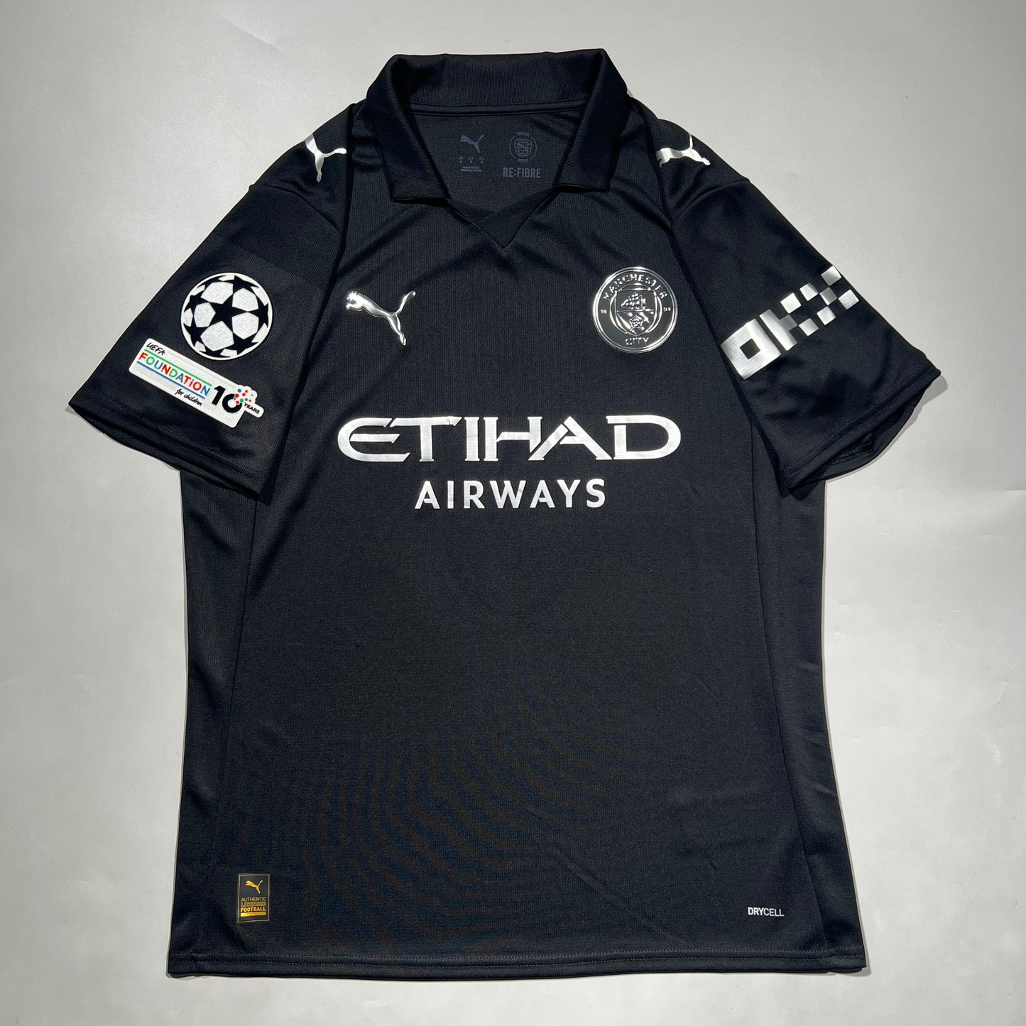 Official #9 Haaland 25/26 Manchester City Away Stadium Shirt UCL