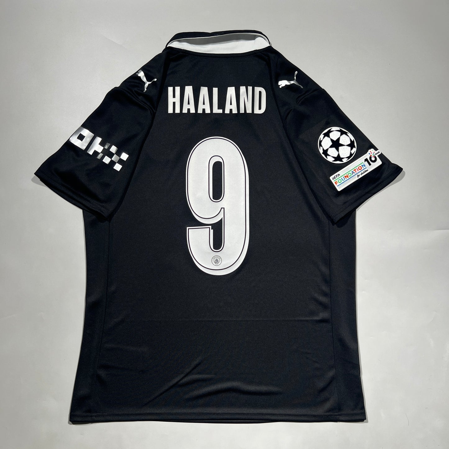 Official #9 Haaland 25/26 Manchester City Away Stadium Shirt UCL