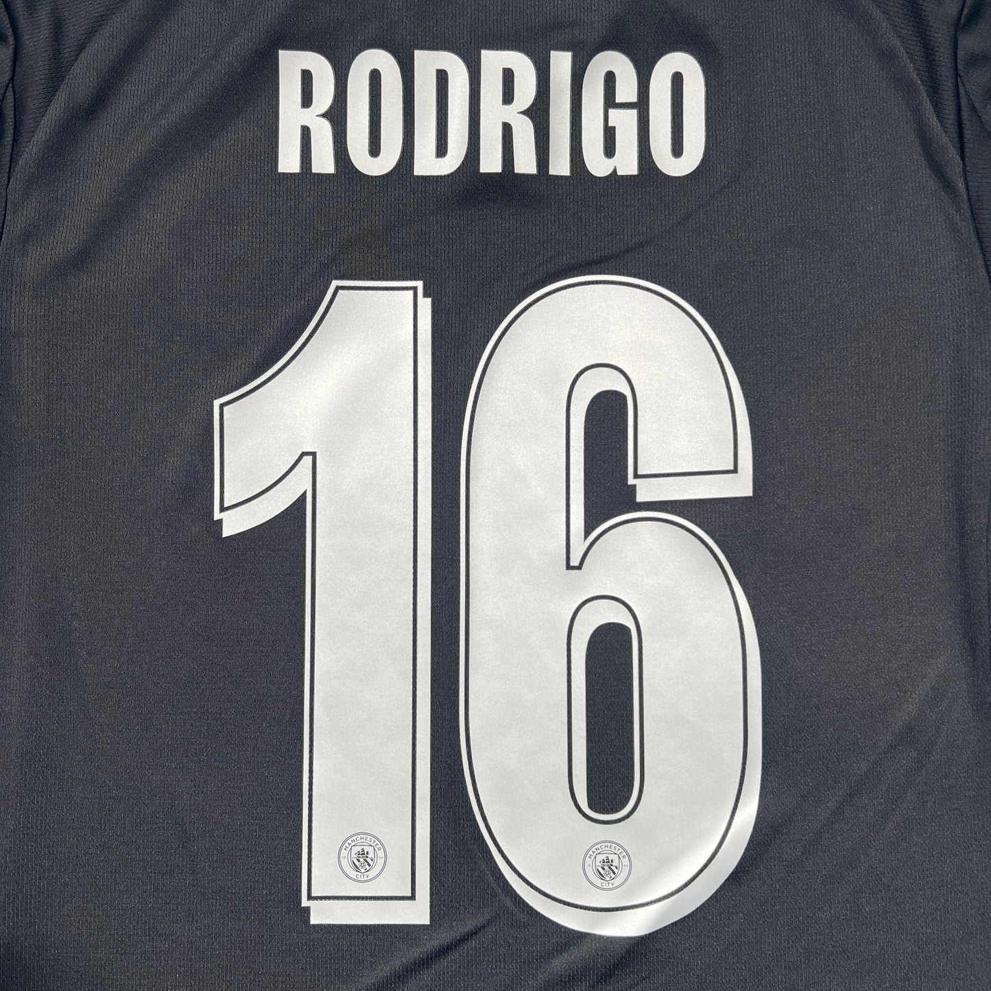 Official #16 Rodrigo 25/26 Manchester City Away Stadium Shirt UCL Size M