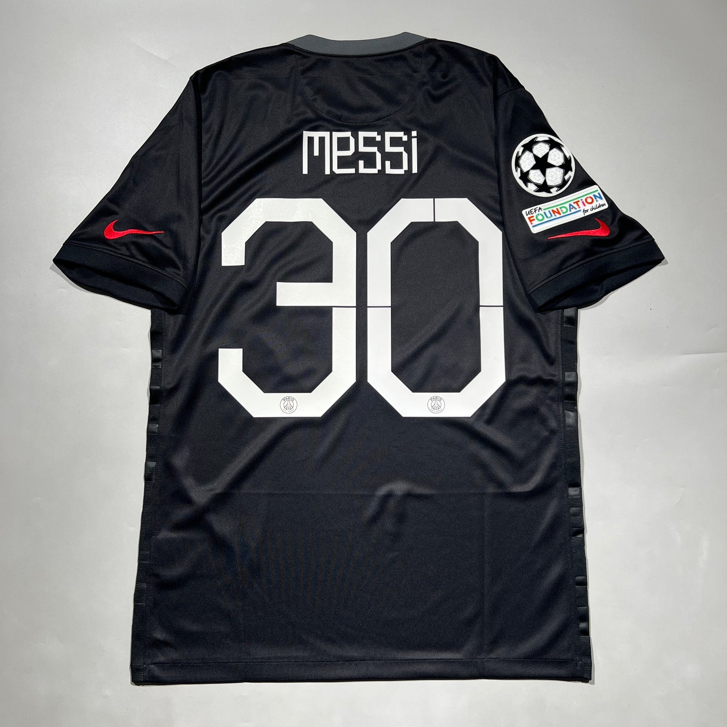 Official #30 Messi 21/22 Paris Saint-Germant (PSG) Home Stadium Shirt UCL Size M Nike DB5900-011
