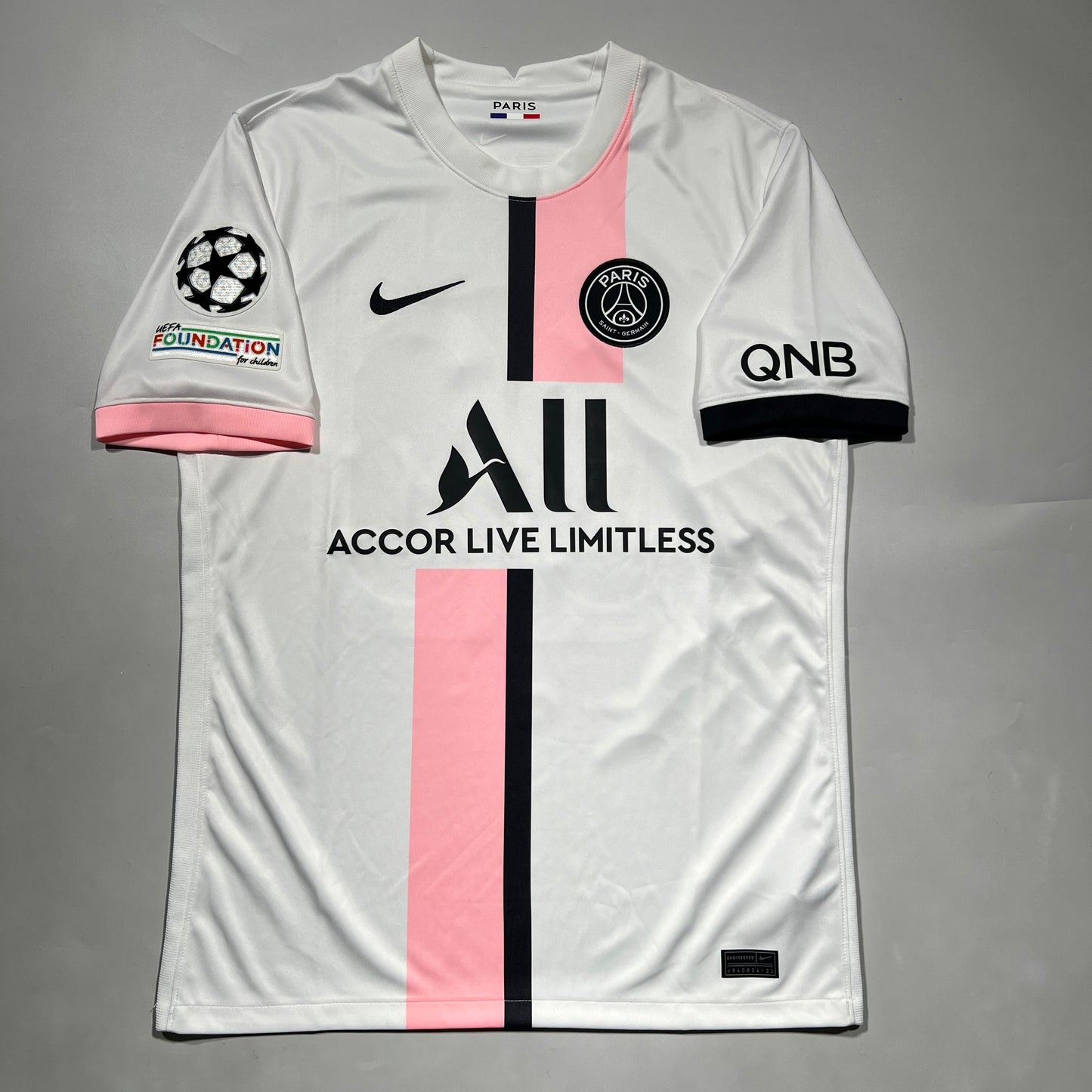 Official #30 Messi 21/22 Paris Saint-Germant (PSG) Away Stadium Shirt UCL Size M Nike CV7902-101