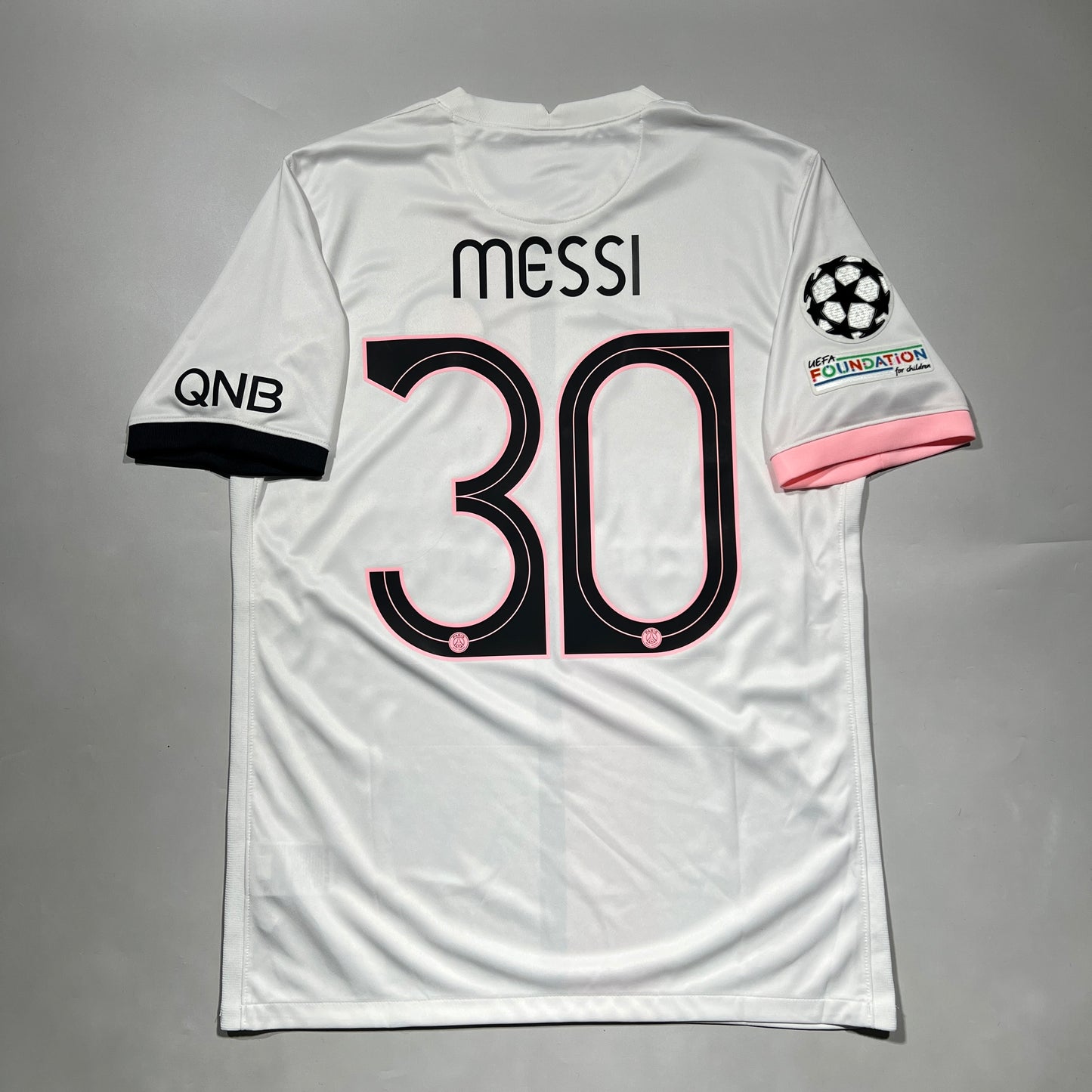 Official #30 Messi 21/22 Paris Saint-Germant (PSG) Away Stadium Shirt UCL Size M Nike CV7902-101