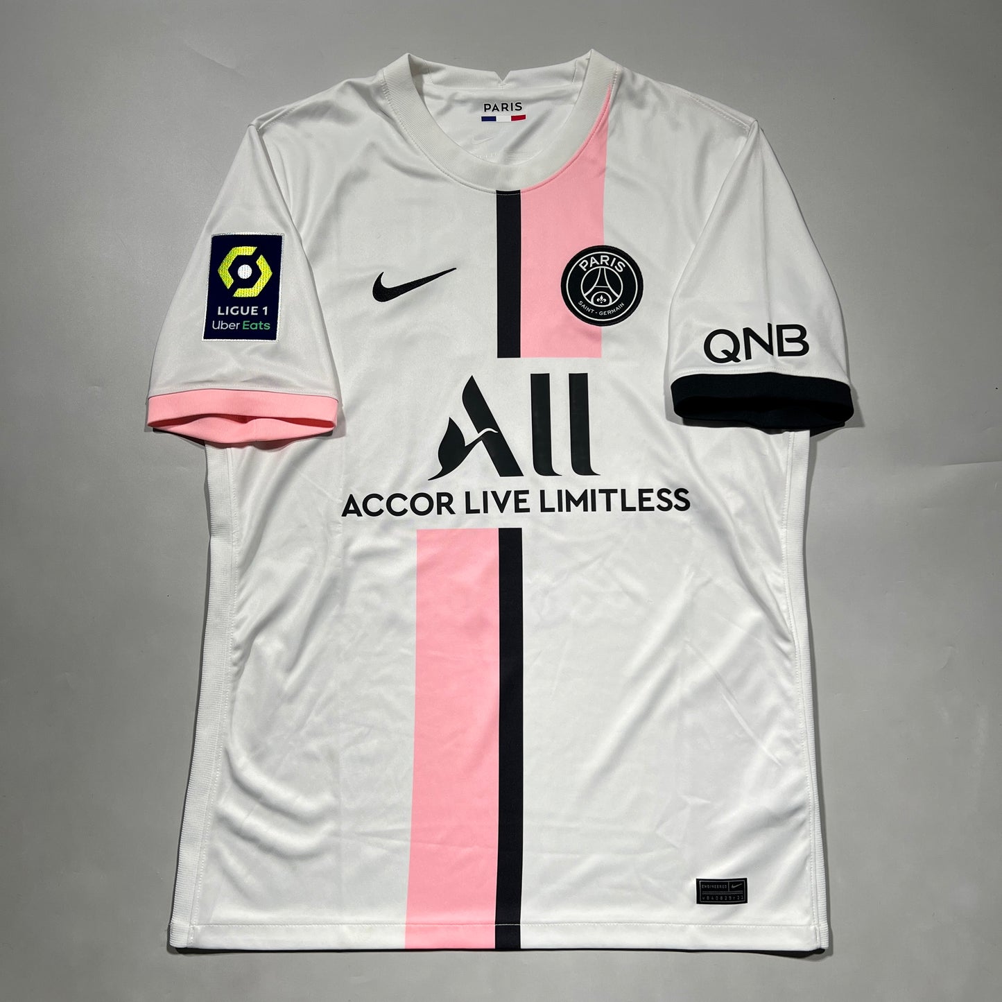 Official #30 Messi 21/22 Paris Saint-Germant (PSG) Away Stadium Shirt Ligue1 Size M Nike CV7902-101