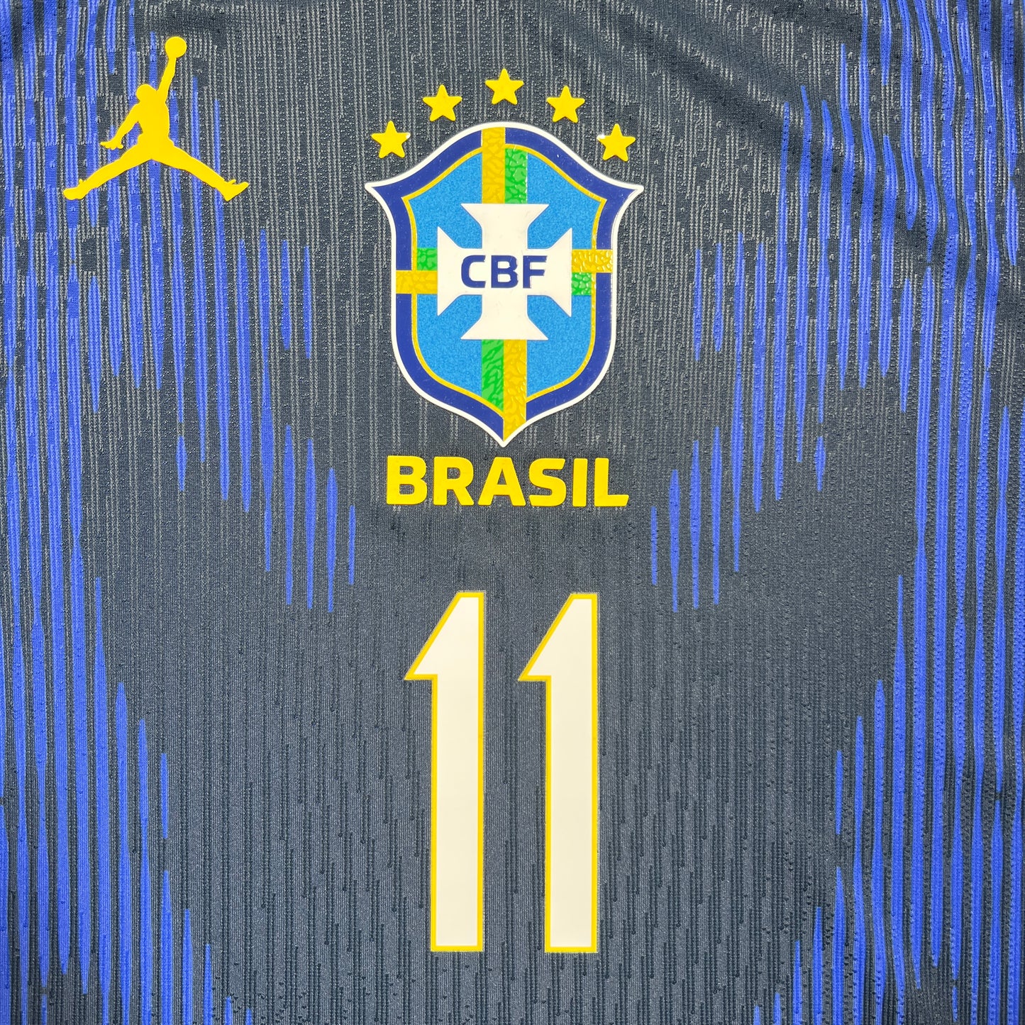 Official #11 Raphinha 2026 Brazil Away Authentic Shirt