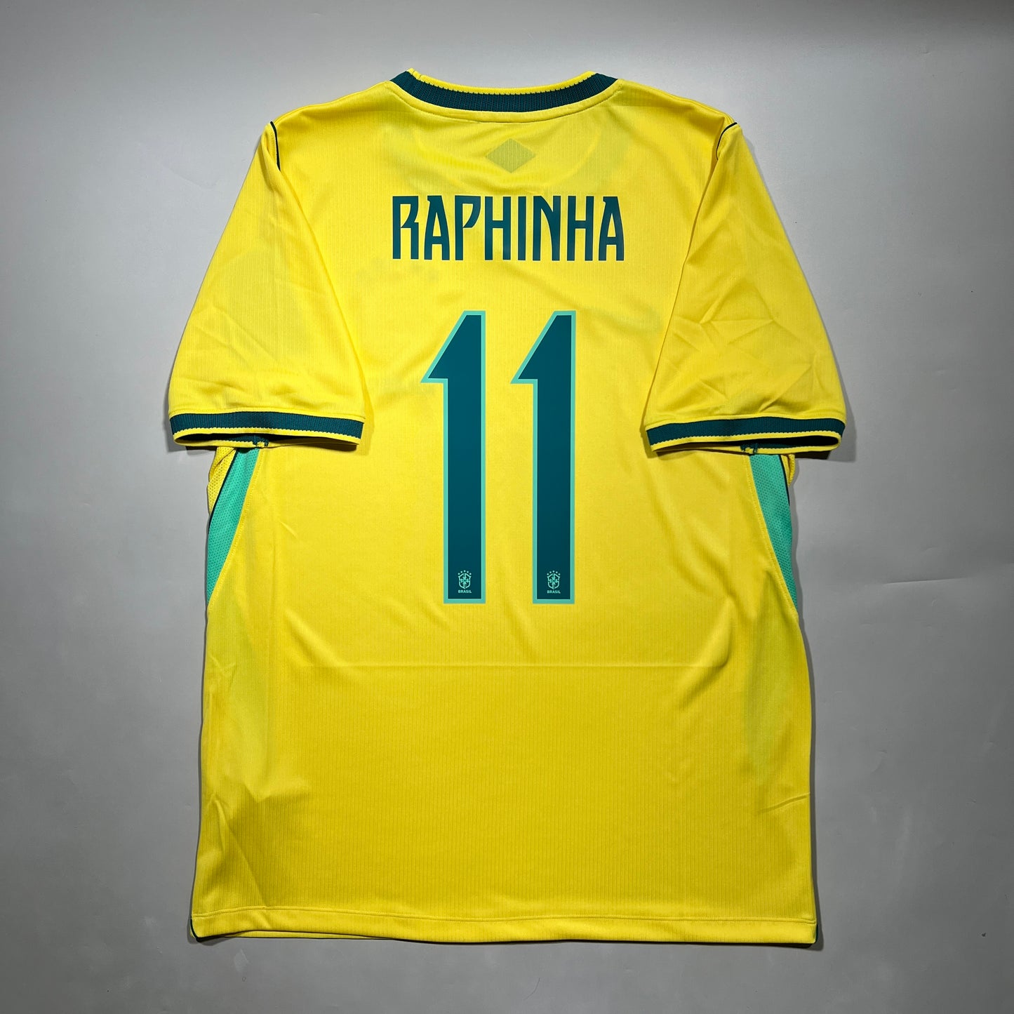 Official #11 Raphinha 2026 Brazil Home Stadium Shirt