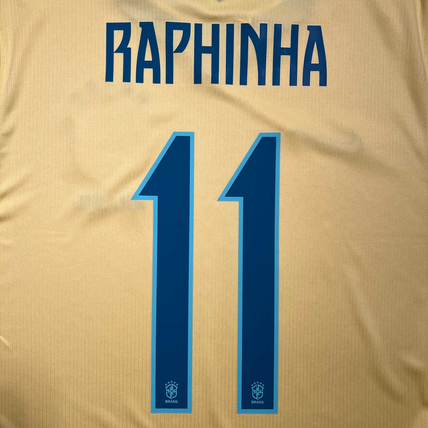 Official #11 Raphinha 2026 Brazil Home Stadium Shirt