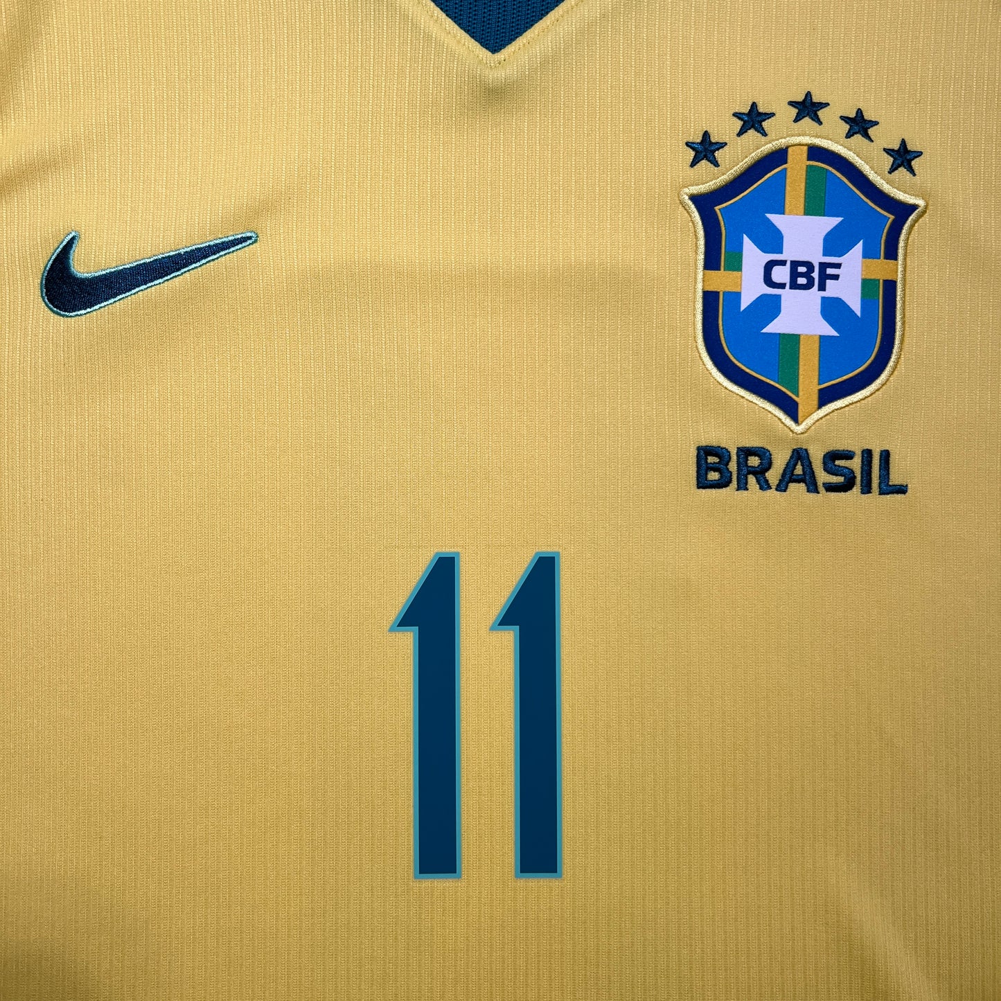 Official #11 Raphinha 2026 Brazil Home Stadium Shirt
