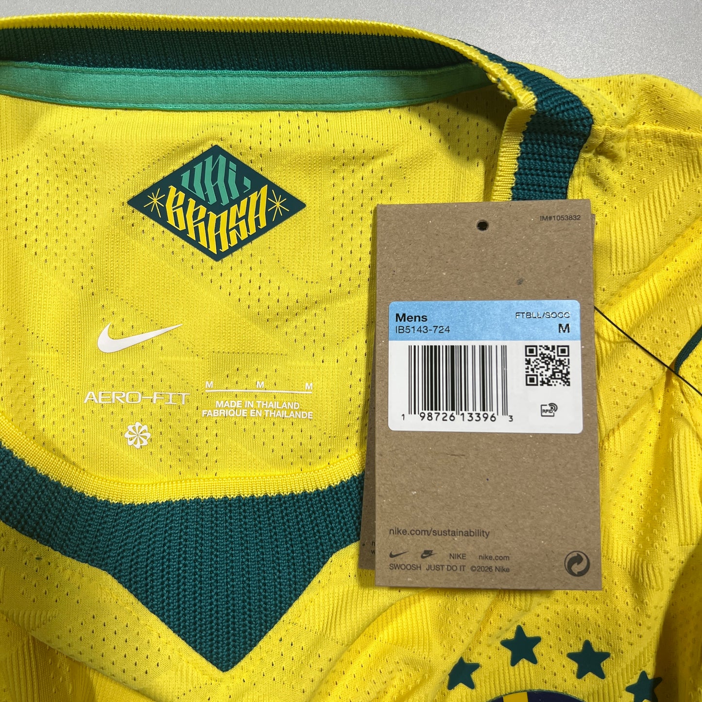 Official 2026 Brazil Home Authentic Shirt