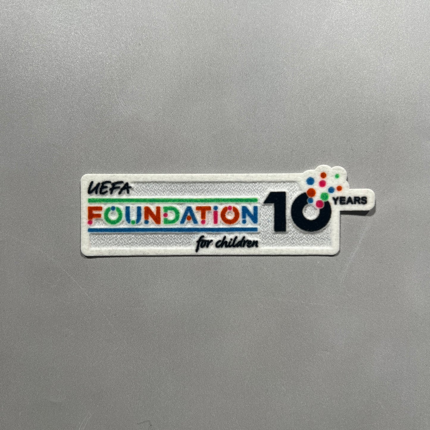 Official 25/26 UEFA Foundation 10th Anniversary Patch