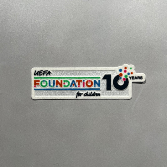Official 25/26 UEFA Foundation 10th Anniversary Patch