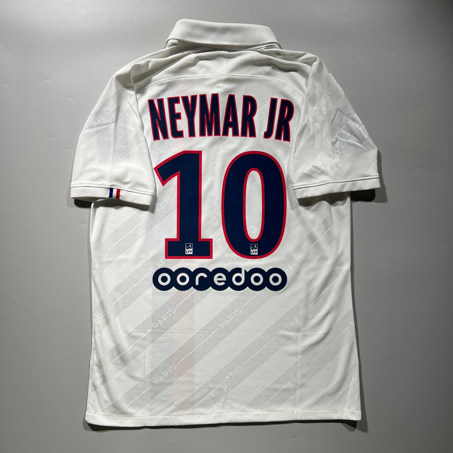 Official #10 Neymar JR 19/20 Paris Saint-Germain(PSG) 3rd Authentic Shirt Size M