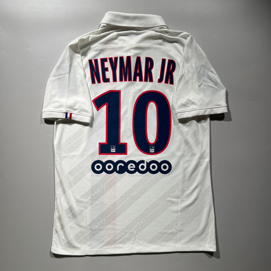 Official #10 Neymar JR 19/20 Paris Saint-Germain(PSG) 3rd Authentic Shirt Size M