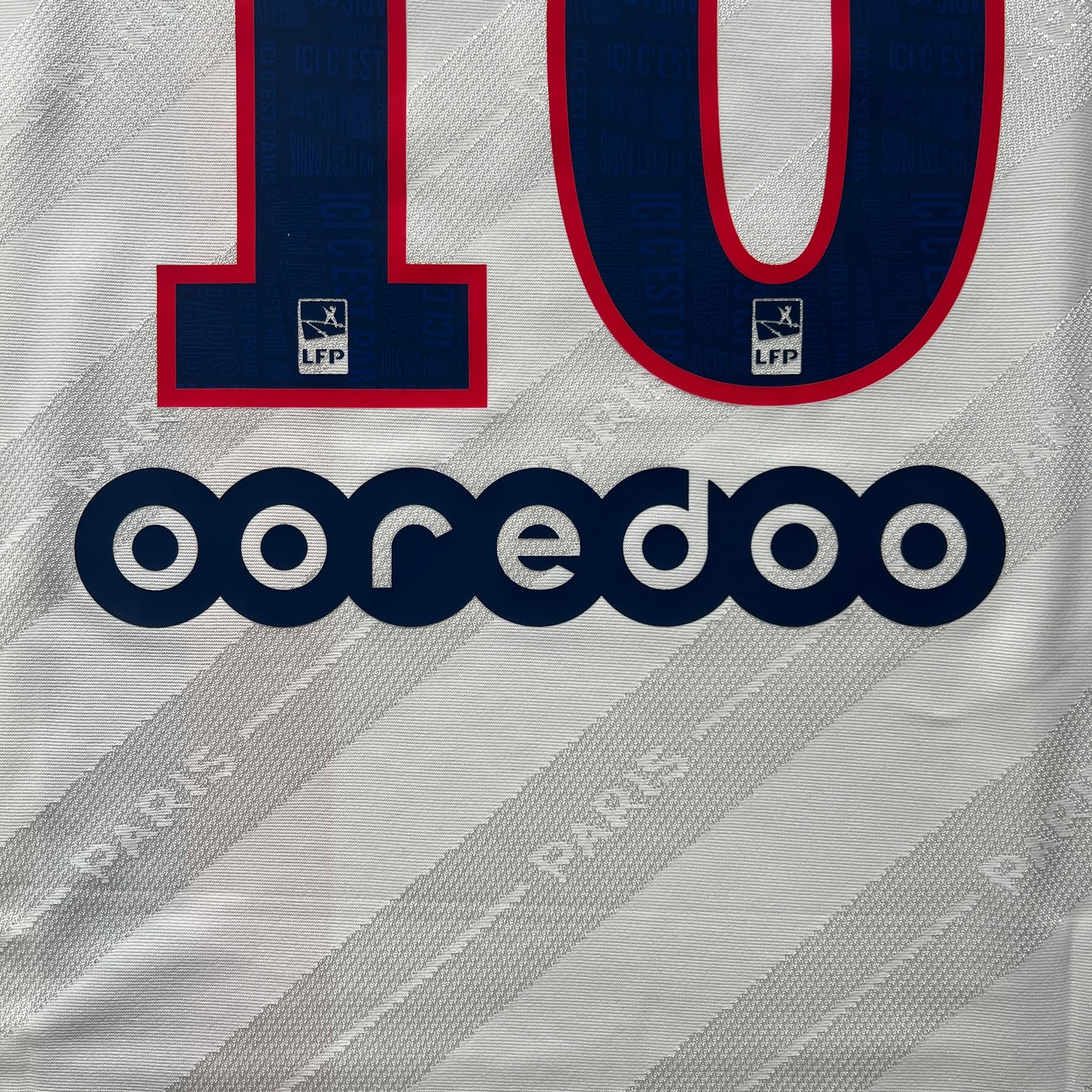 Official #10 Neymar JR 19/20 Paris Saint-Germain(PSG) 3rd Authentic Shirt Size M