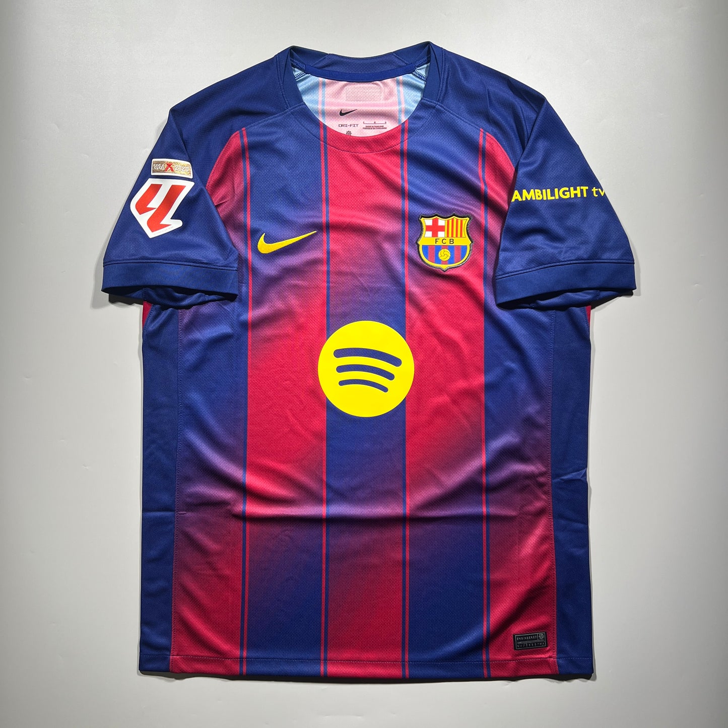 Official #6 Gavi 25/26 FC Barcelona Home Stadium Shirt Size L