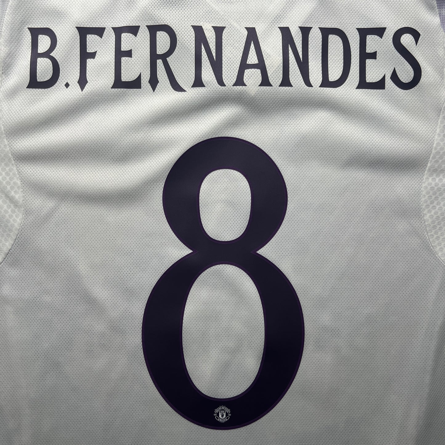 Official #8 B.Fernandes 25/26 Manchester United Away Authentic Shirt Long Sleeve