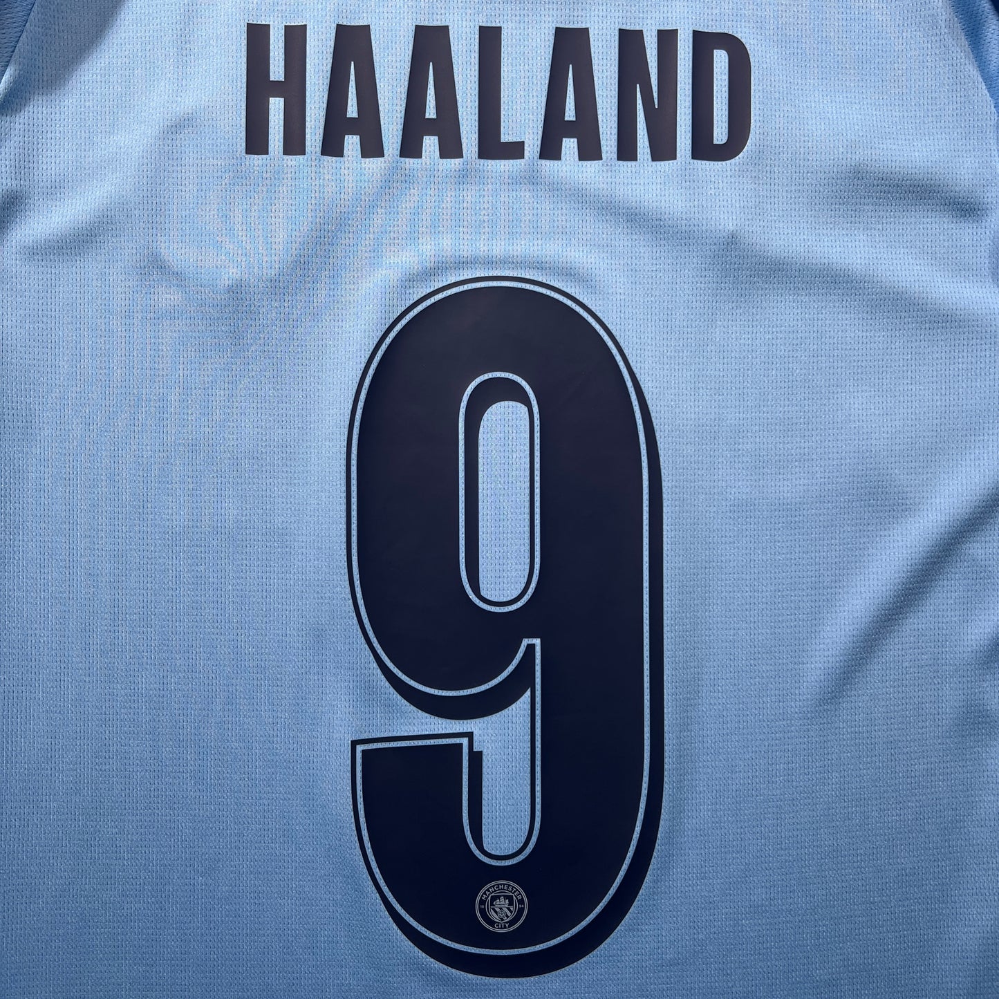 Official #9 Haaland 25/26 Manchester City Home Stadium Shirt FA Cup Size M