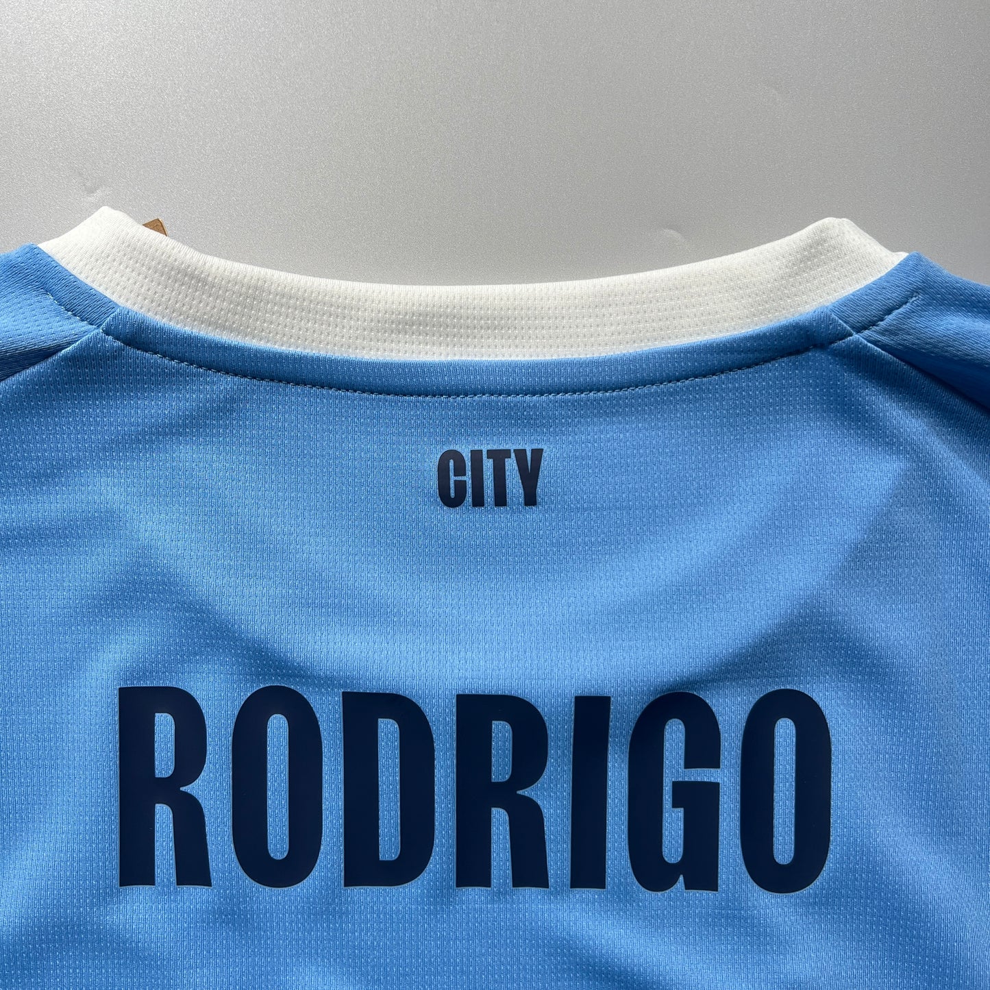 Official #16 Rodrigo 25/26 Manchester City Home Stadium Shirt FA Cup Size L