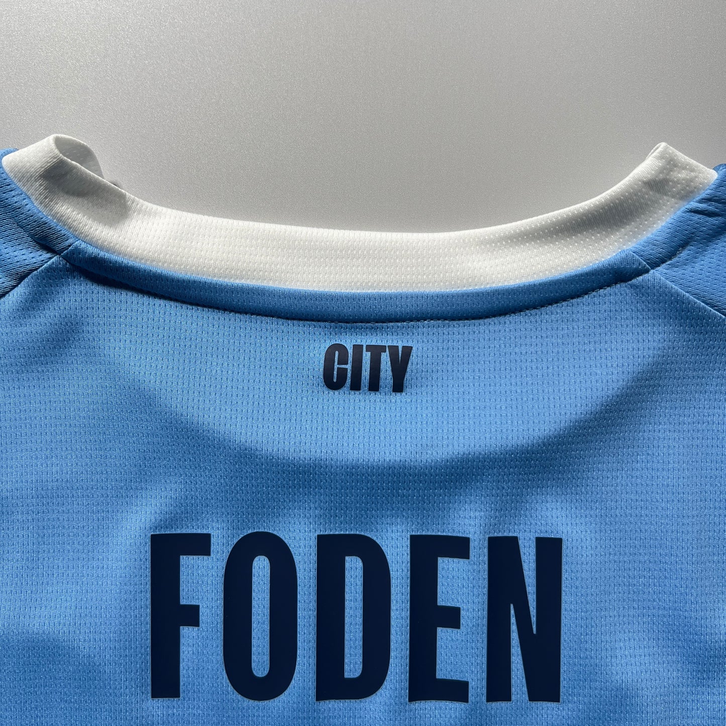 Official #47 Foden 25/26 Manchester City Home Stadium Shirt Champions League Size M