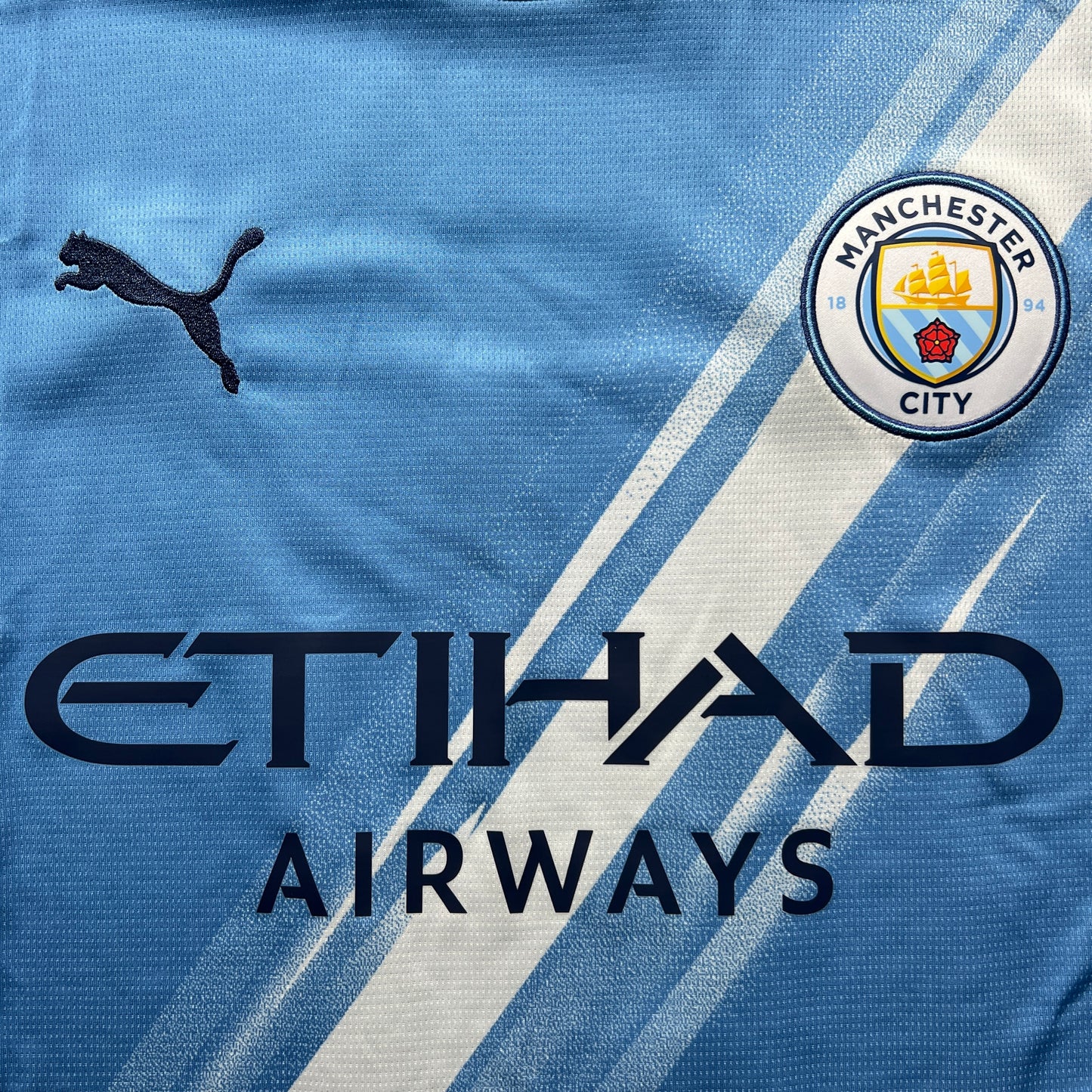 Official #47 Foden 25/26 Manchester City Home Stadium Shirt Champions League Size M