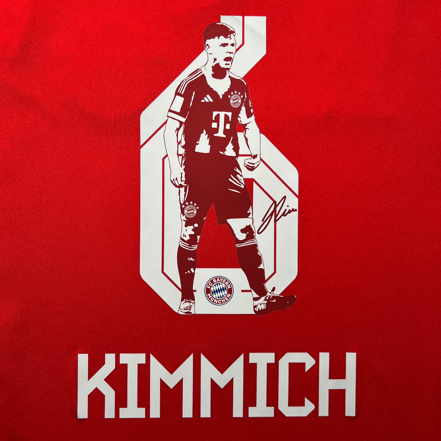 Official #6 Kimmich 25/26 FC Bayern Munchen Home Stadium Shirt Special Edition Size S/M(JP:L)