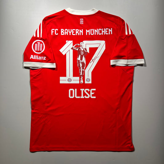Official #17 Olise 25/26 FC Bayern Munchen Home Stadium Shirt Special Edition Size L(JP:2XL)