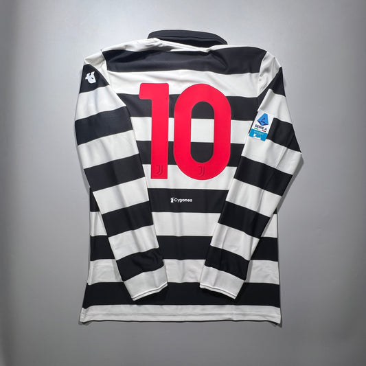 Official #10 Yildiz 25/26 Juventus 4th Authentic Long Sleeve Shirt Size M (JP:XL)