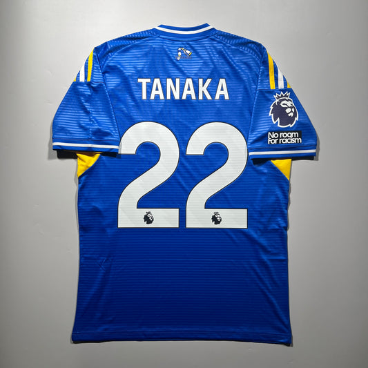 Official #22 Tanaka 25/26 Leeds United FC Away Stadium Shirt