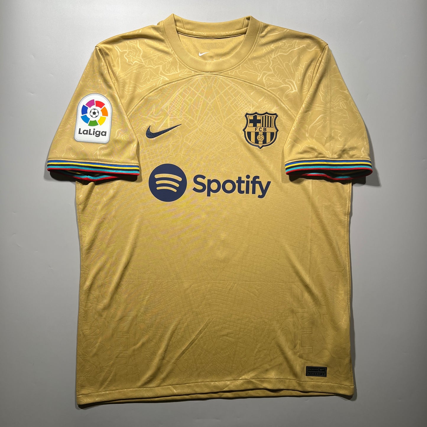 Official #8 Pedri 22/23 FC Barcelona Away Stadium Shirt