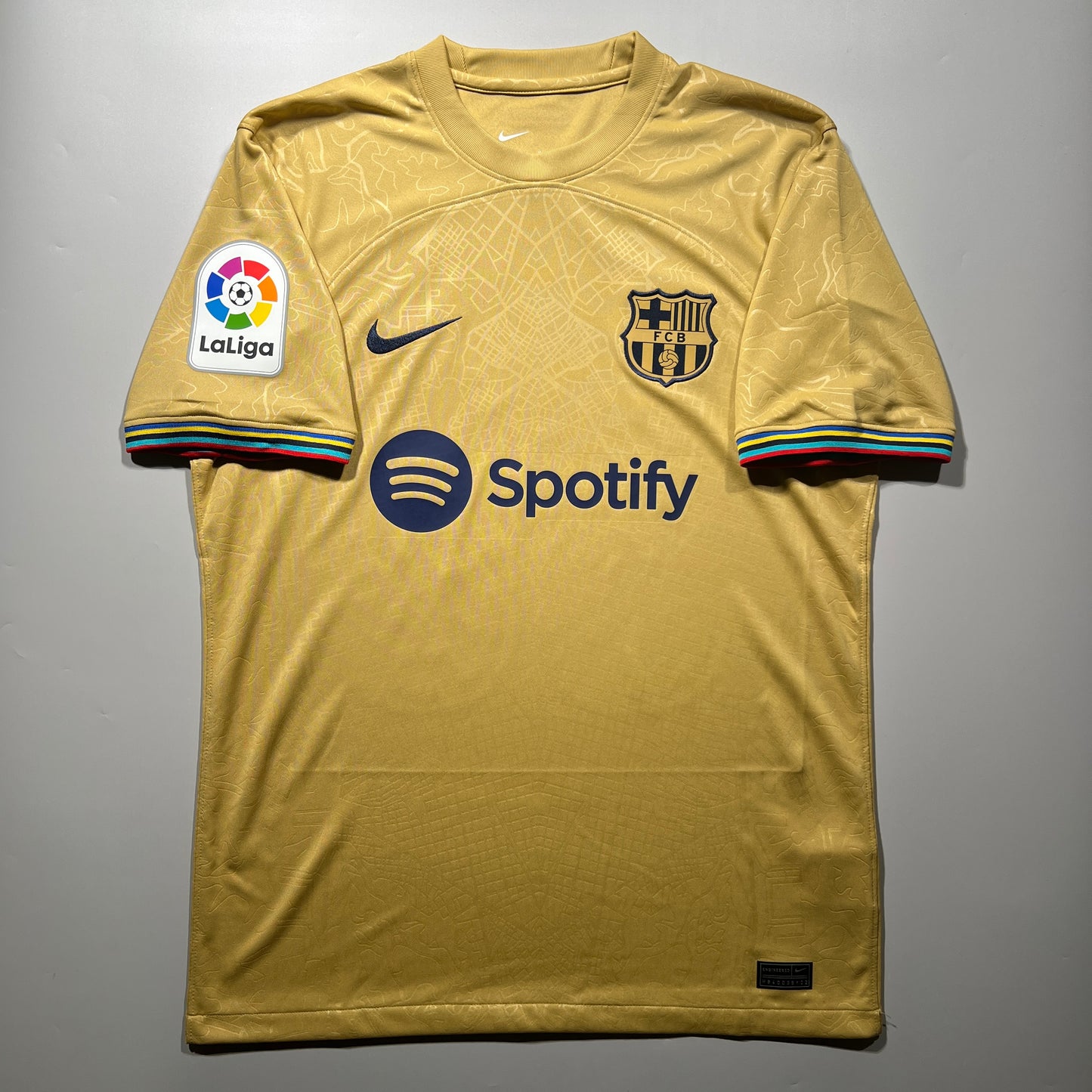 Official #30 Gavi 22/23 FC Barcelona Away Stadium Shirt Size M