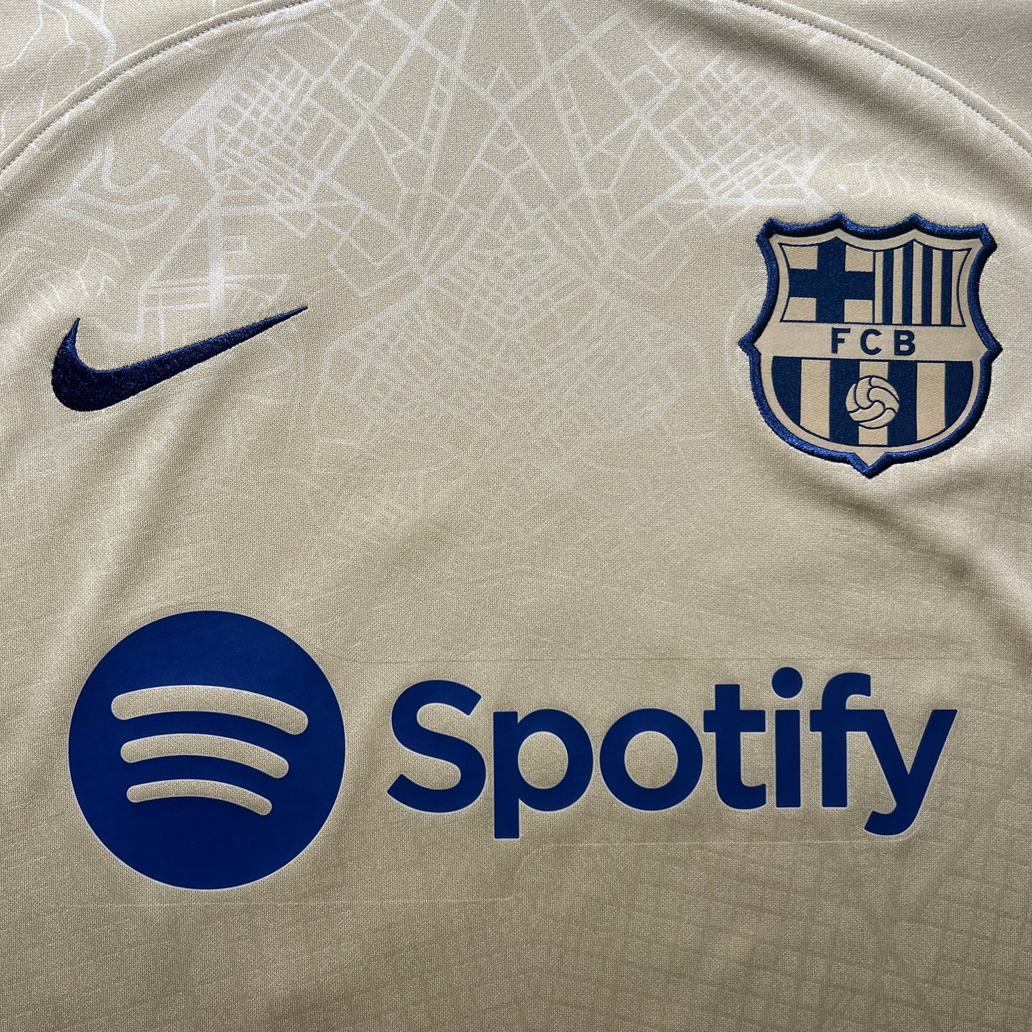 Official #30 Gavi 22/23 FC Barcelona Away Stadium Shirt Size M