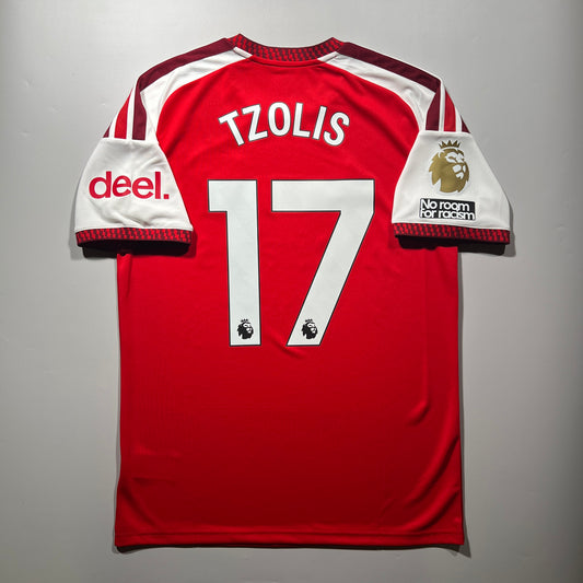 Official #17 Tzolis 26/27 Arsenal Home Stadium Shirt Size M (JP:XL)