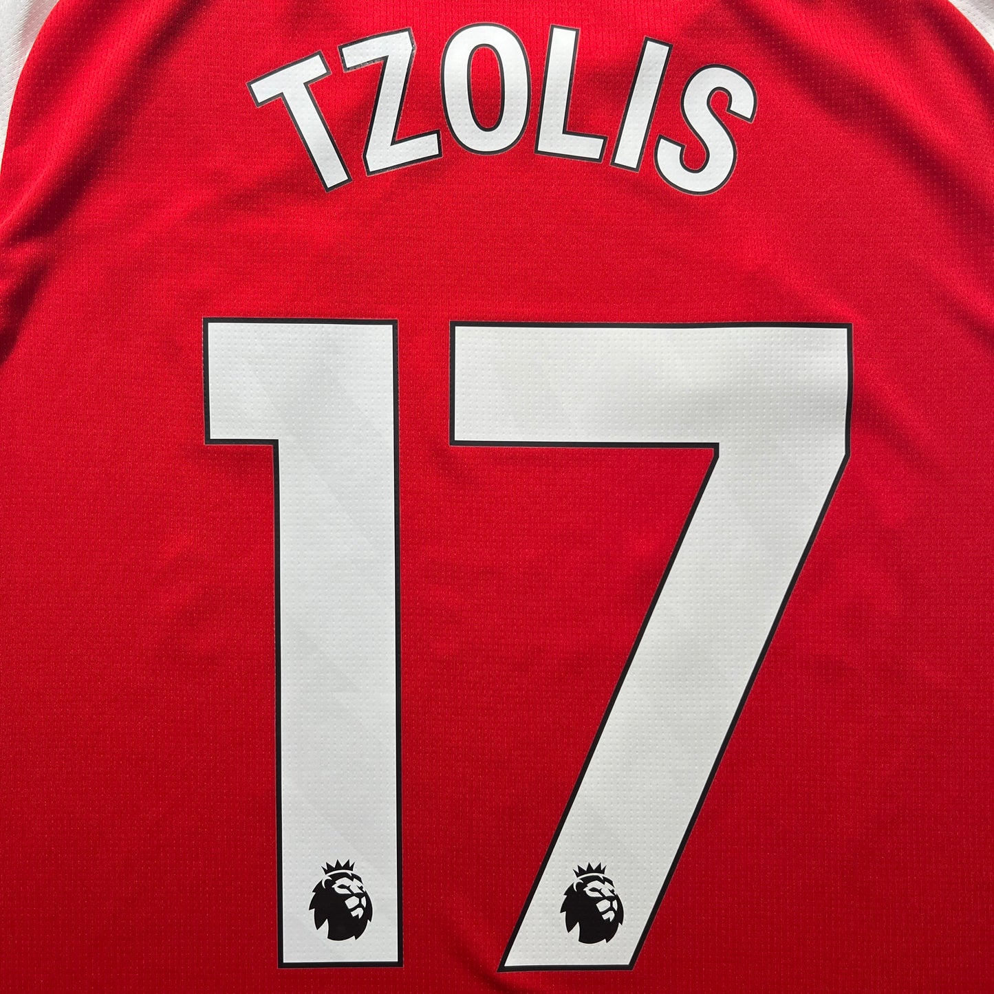 Official #17 Tzolis 26/27 Arsenal Home Stadium Shirt Size M (JP:XL)