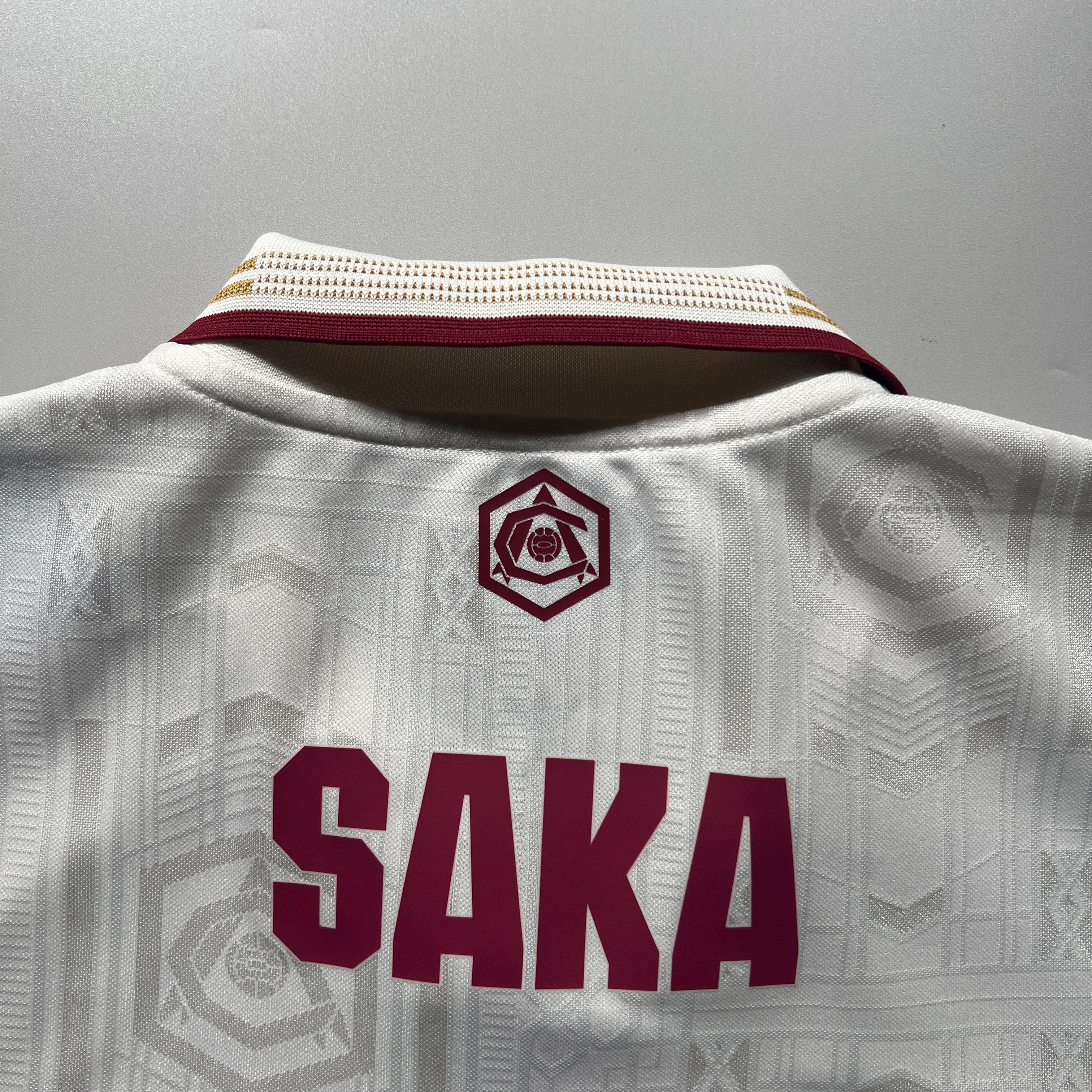 Official #7 Saka 25/26 Arsenal 3rd Authentic Shirt EU Edition Size