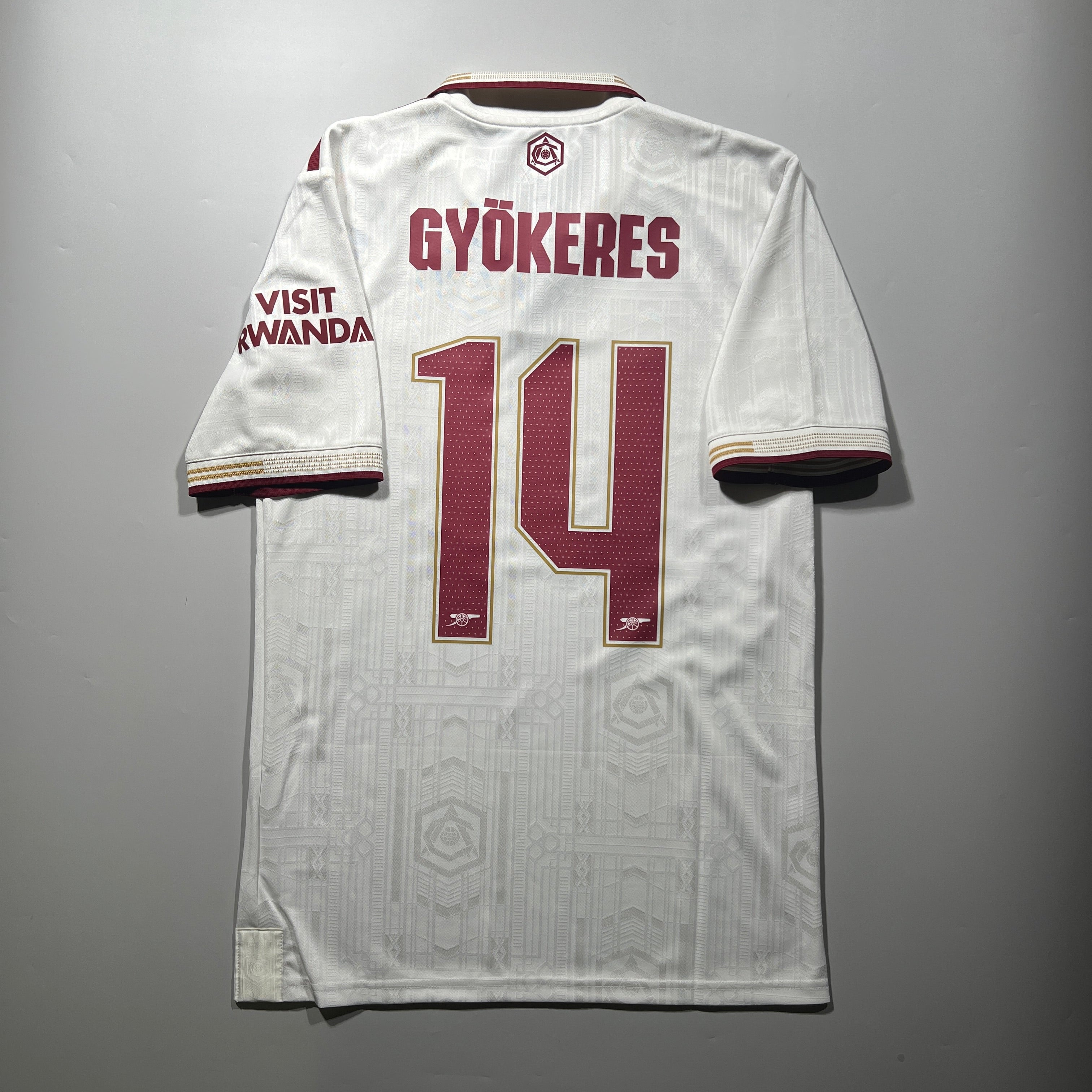 Official #14 Gyokeres 25/26 Arsenal 3rd Authentic Shirt EU Edition