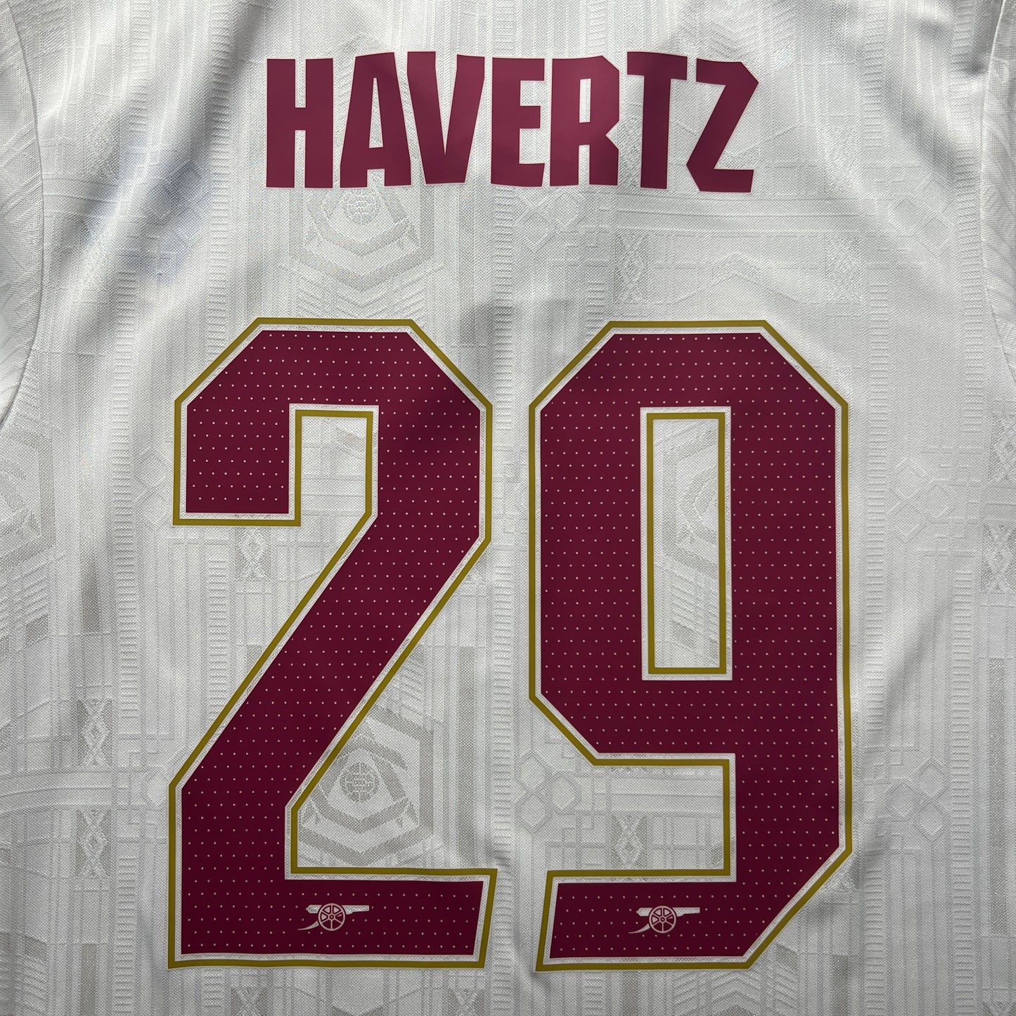Official #29 Havertz 25/26 Arsenal 3rd Authentic Shirt EU Edition Size S (JP:M)