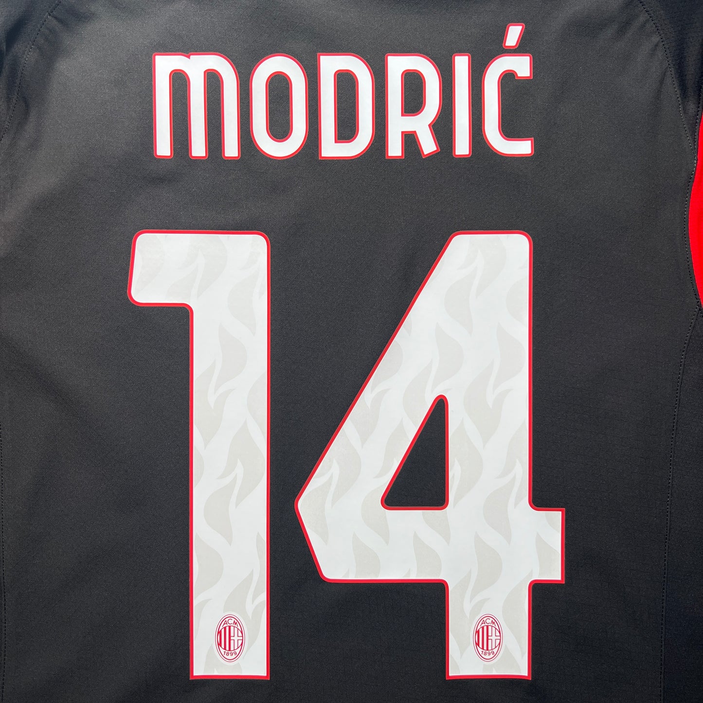 Official #14 Modric 25/26 AC Milan Home Authentic Shirt