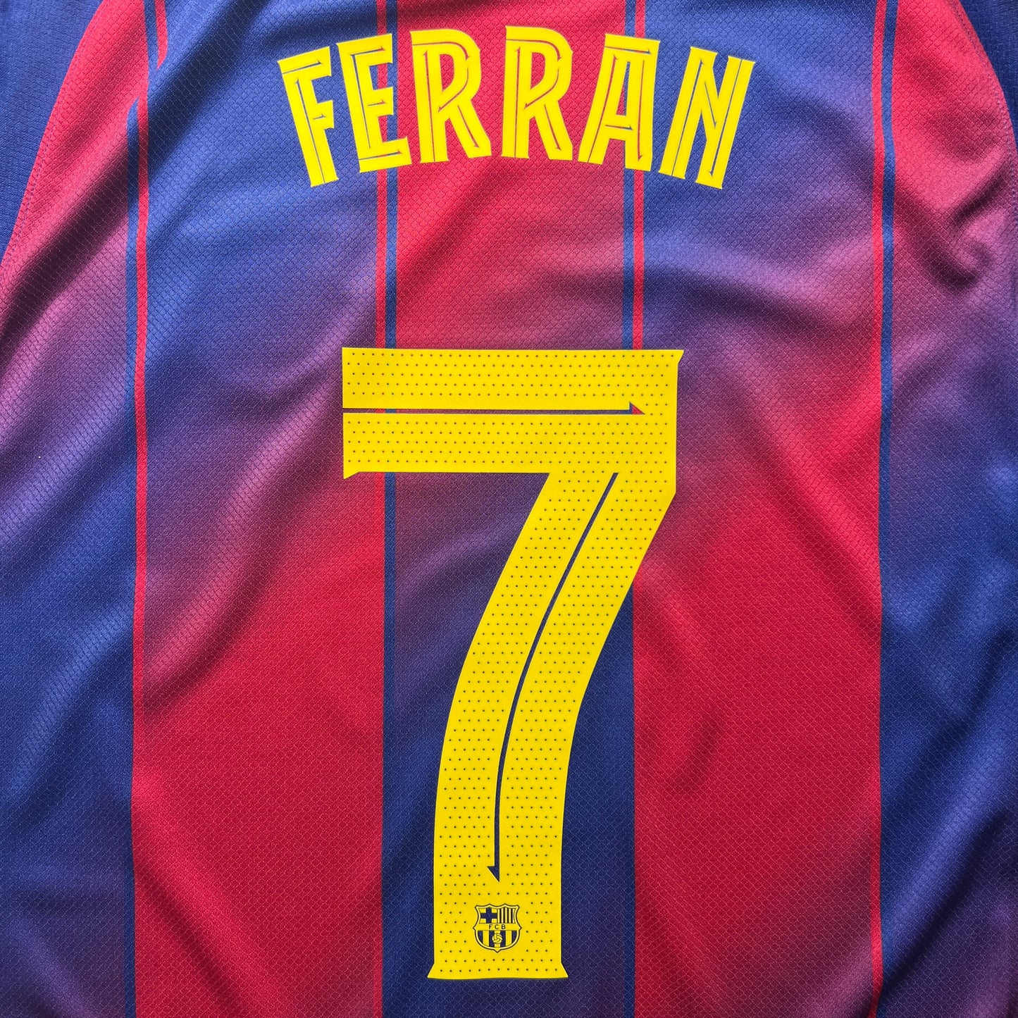 Official #7 Ferran 25/26 FC Barcelona Home Stadium Shirt UCL