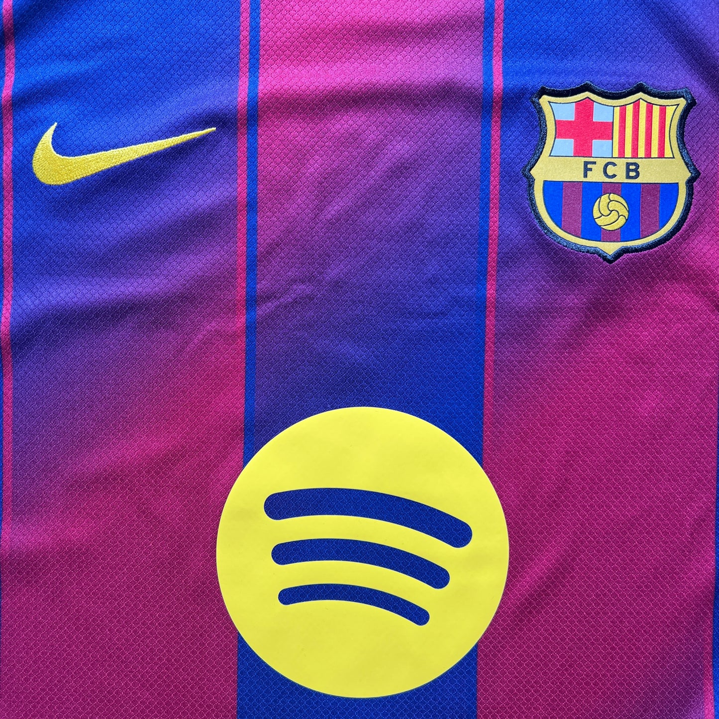 Official #7 Ferran 25/26 FC Barcelona Home Stadium Shirt UCL
