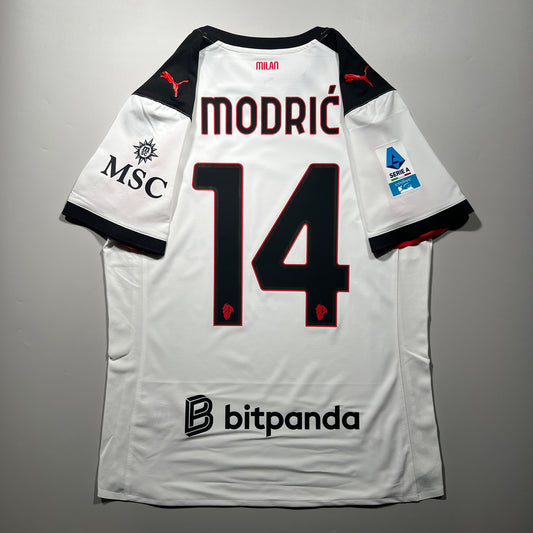Official #14 Modric 25/26 AC Milan Away Authentic Shirt