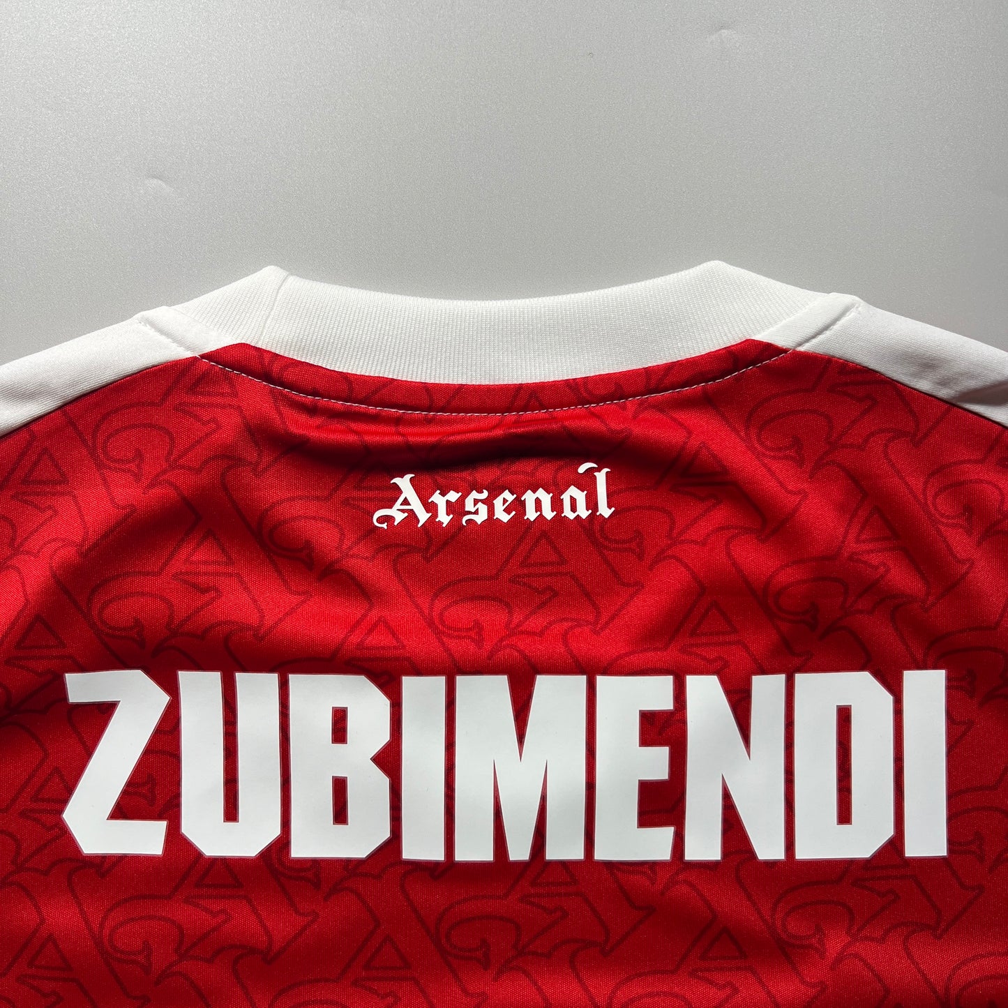 #36 Zubimendi 25/26 Arsenal Home Stadium Long Sleeve Shirt UCL Final Size S/M (JP:L)