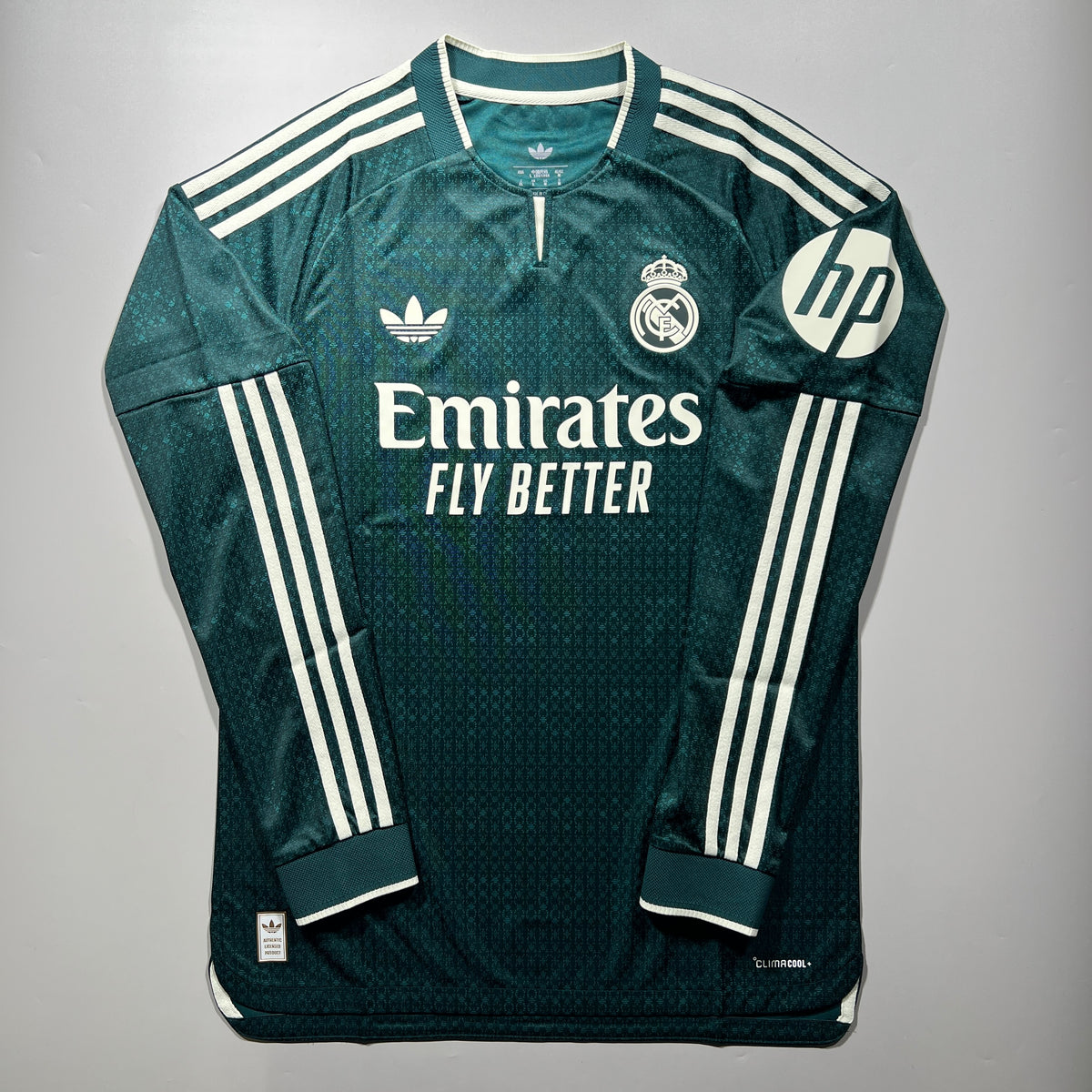 Official 26/27 Real Madrid Away Authentic Shirt Long Sleeve Adidas KC3980