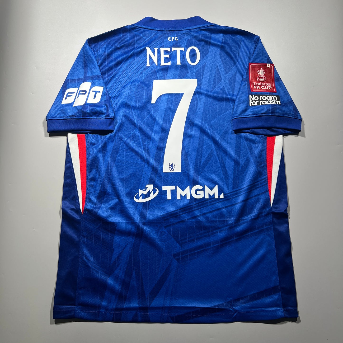 Official #7 Neto 25/26 Chelsea Home Stadium Shirt FA Cup Nike HJ4589-496