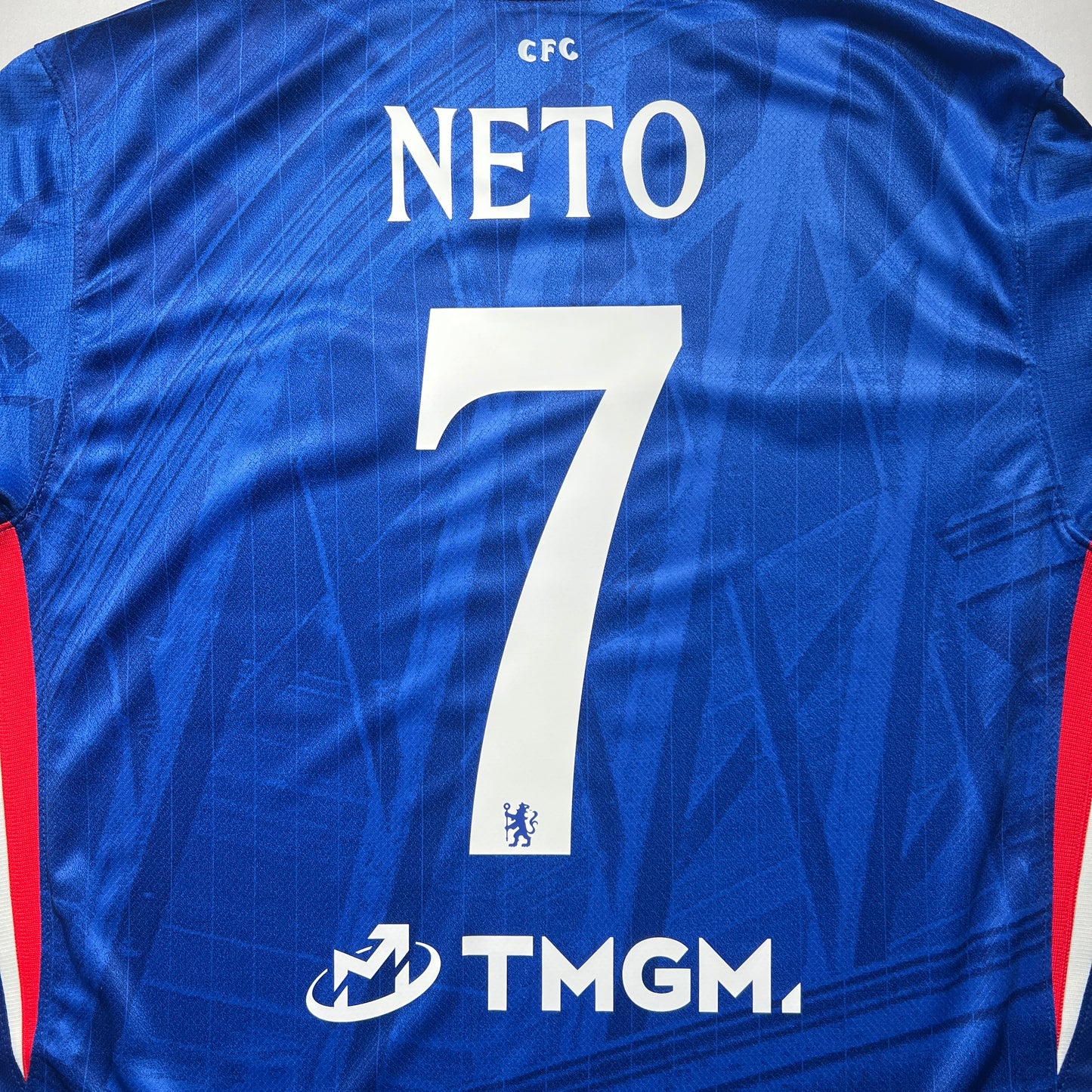 Official #7 Neto 25/26 Chelsea Home Stadium Shirt FA Cup Nike HJ4589-496