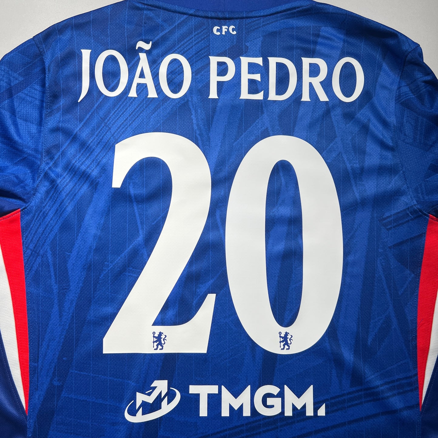 Official #20 Joao Pedro 25/26 Chelsea Home Stadium Shirt Long Sleeve Size M Nike HV9258-496