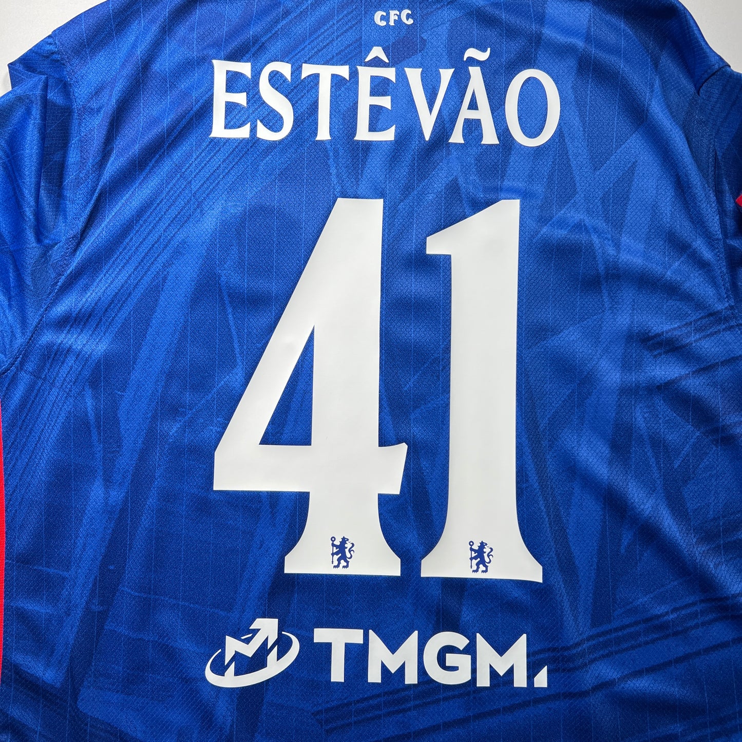 Official #41 Estevao 25/26 Chelsea Home Stadium Shirt FA Cup Nike HJ4589-496