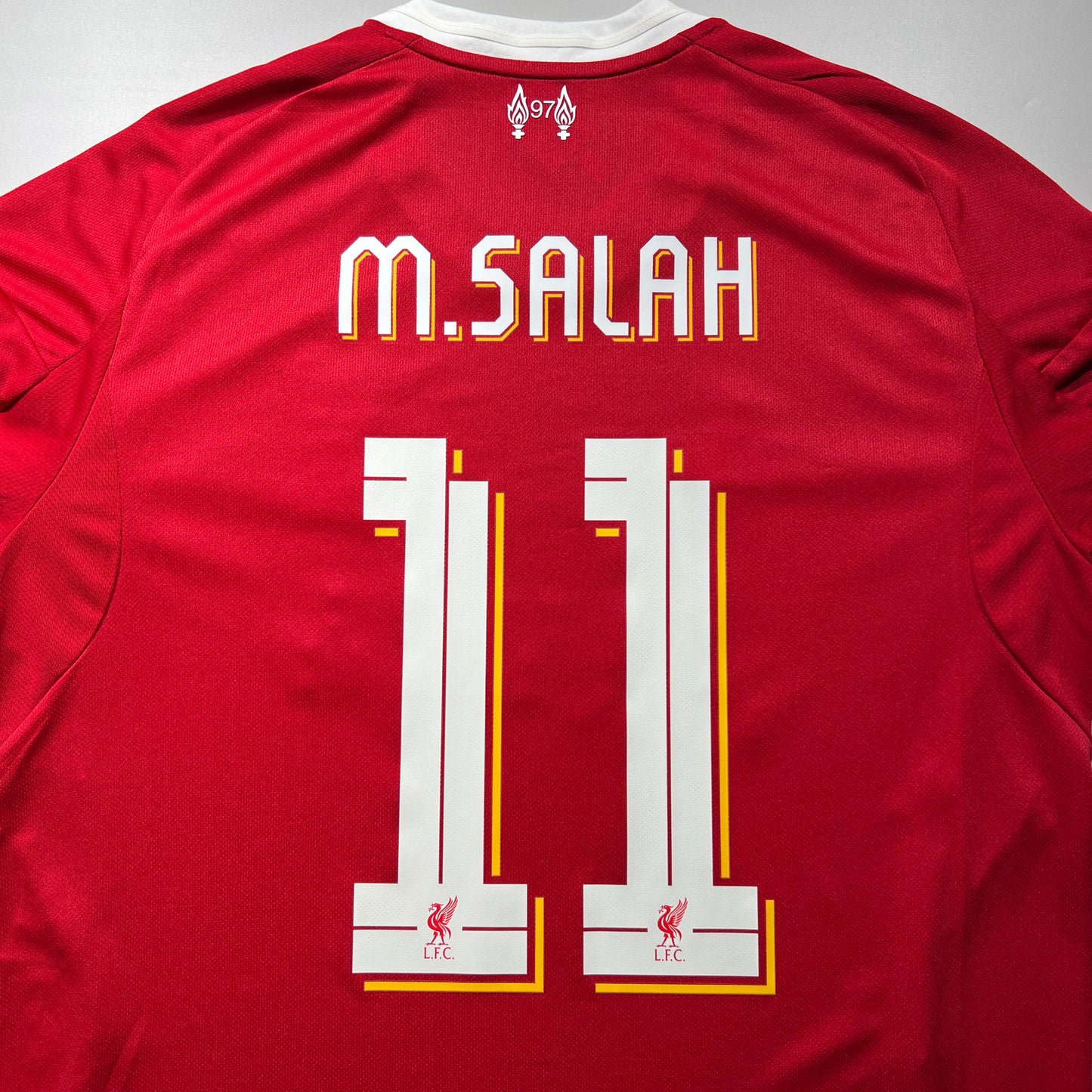 Official #11 M.Salah 25/26 Liverpool Home Stadium Long Sleeve Shirt UCL Adidas JV6456