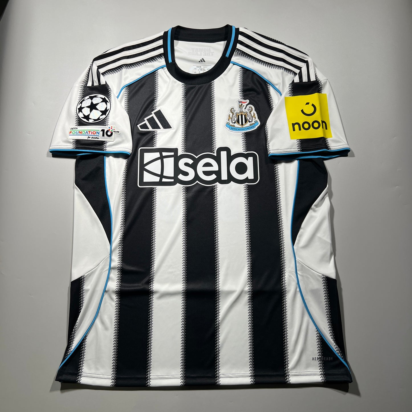 Official #10 Gordon 25/26 Newcastle Home Stadium Shirt Size L (JP:2XL) UCL Adidas JI7382