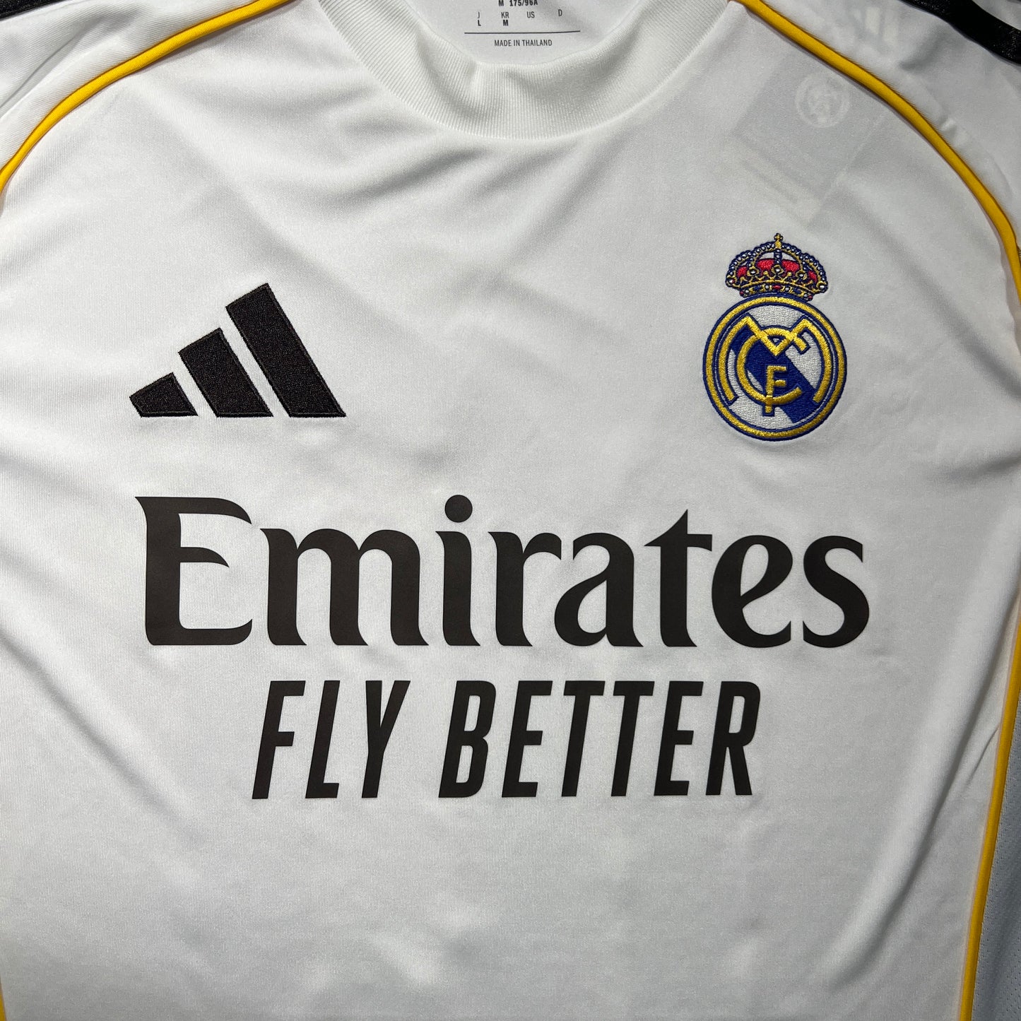 Official #10 Mbappe 25/26 Real Madrid Home Stadium Shirt Size S/M (JP:L) UCL Adidas JJ1931