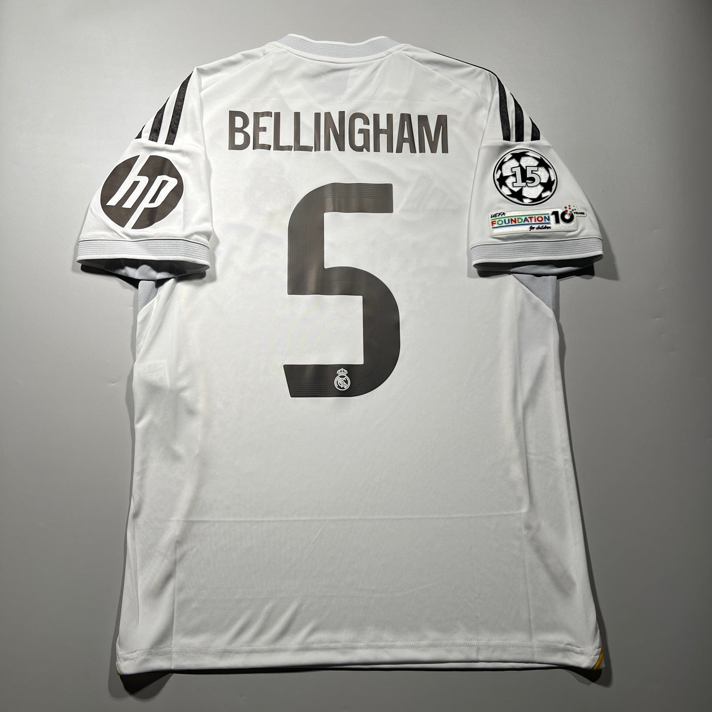 Official #5 Bellingham 25/26 Real Madrid Home Stadium Shirt UCL Adidas JJ1931