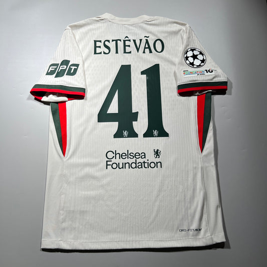 Official #41 Estevao 25/26 Chelsea Away Authentic Shirt UCL Nike HJ4553-031